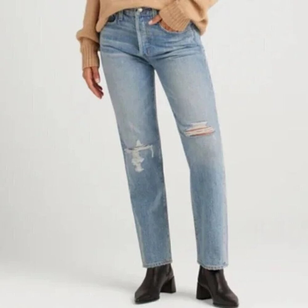 Edwin 1947 Women's Kali Ankle Jeans Mission Distressed Size 30 NWT